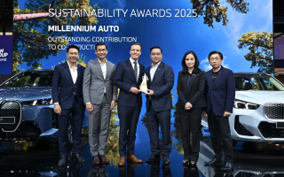 มิลเลนเนียม ออโต้ กรุ๊ป เดินหน้าลดการปล่อยคาร์บอน คว้ารางวัล ‘SUSTAINABLE AWARDS 2025’ 