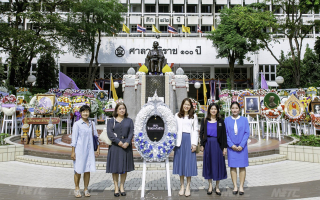  ไทยประกันชีวิตร่วมพิธีวางพวงมาลา เนื่องในวันมหิดล ประจำปี 2566