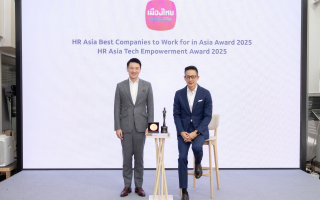 “เมืองไทยประกันชีวิต” คว้า 2 รางวัลใหญ่ระดับสากลจาก HR Asia 2025