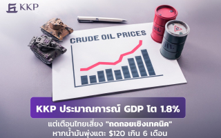 KKP ประมาณการณ์ GDP โต 1.8% แต่เตือนไทยเสี่ยง 