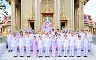 กปน. ร่วมพิธีทำบุญตักบาตรพระสงฆ์ถวายพระราชกุศล 